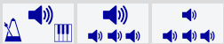 Choralia playback symbols